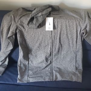 Grey Nike Yogo Set. Jacket size: M and Pants size: L